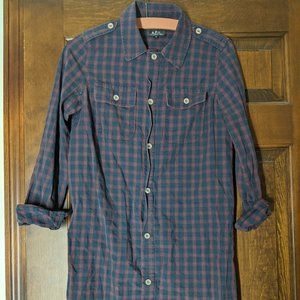 A.P.C. Plaid Cotton Dress